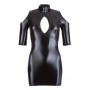 Melna mini kleita ar atvērumiem Cottelli Collection M - Cottelli PARTY