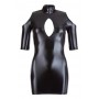 Melna mini kleita ar atvērumiem Cottelli Collection XL - Cottelli PARTY