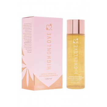 HIGH ON LOVE MASSAGE OIL STRAWBERRIES AND CHAMPAGNE 120ML