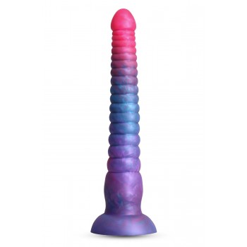 COLOURS STACKED 9 INCH DILDO PINK/BLUE