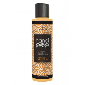 SENSUVA HANDIPOP EDIBLE MASSAGE GEL ORANGE CREAMSICLE 125ML