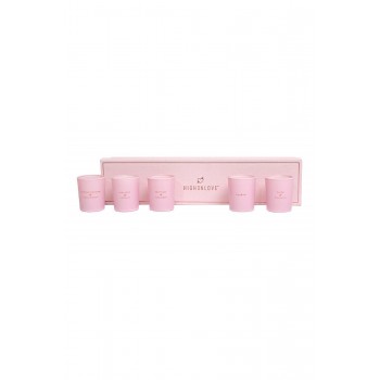 HIGH ON LOVE MINI SENSUAL MASSAGE CANDLES COLLECTION 5 X 35G