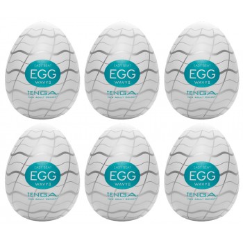 Tenga Egg Wavy II Pack of 6