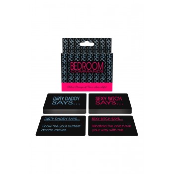 BEDROOM COMMANDS CARD GAME