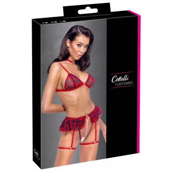 Bra Set Plaid S