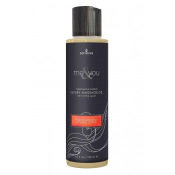 SENSUVA ME AND YOU MASSAGE OIL ISLAND PASSION 125ML