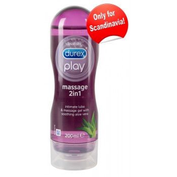 Intimais gels ar smaržu Durex play 2in1 Aloe Vera 200ml