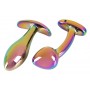 Anos Metal Butt Plug Set Rainb - ANOS