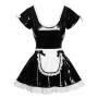 Vinyl Maid's Dress 2XL - Black Level