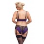 BH Set purple/black4XL - Cottelli CURVES