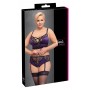 BH Set purple/black4XL - Cottelli CURVES