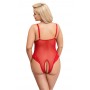 Crotchless Body red 2XL - Cottelli CURVES