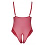 Crotchless Body red 2XL - Cottelli CURVES