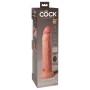 KCE 9 DD Vibrating Cock RC Lig - King Cock Elite
