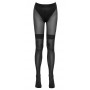 Cottelli Lingerie melnas zeķubikses ar šķēlumu 5