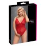 Crotchless Body red 3XL - Cottelli CURVES