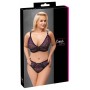 Bra Set purple 2XL - Cottelli CURVES