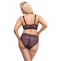 Bra Set purple 2XL - Cottelli CURVES