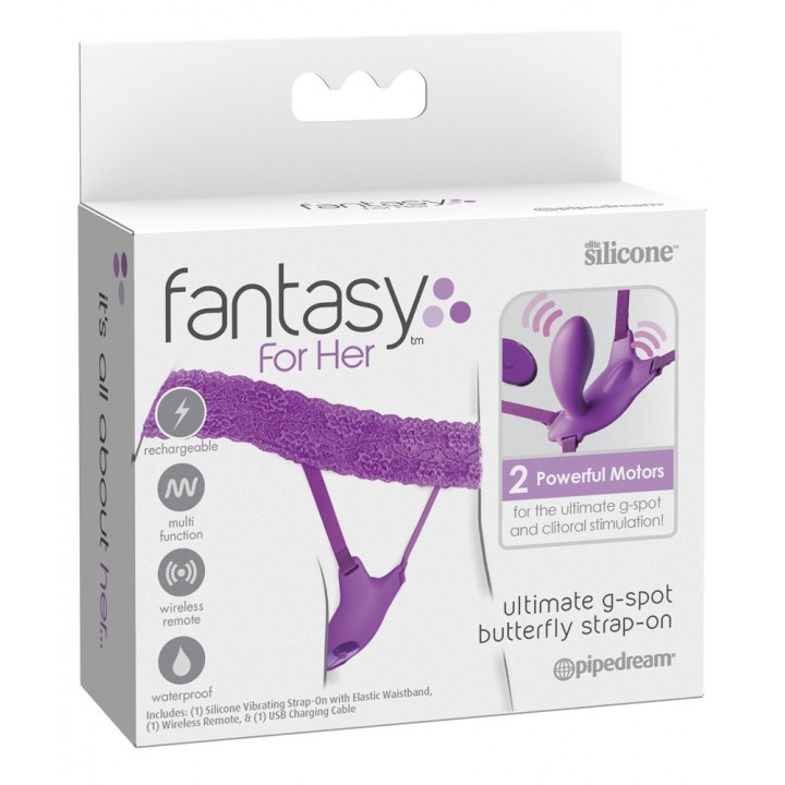 Ultimate G-Spot Butterfly Stra - Fantasy For Her