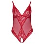 Crotchless Body red 4XL - Cottelli CURVES