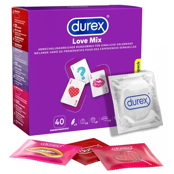 Durex Love Mix Pack of 40 - Durex