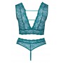 Bra Set teal XL - Cottelli CURVES