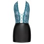 Dress black/teal M - Cottelli LINGERIE