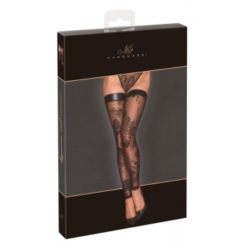noir thigh-high stockings xl