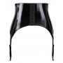 Vinyl Suspender Belt 2XL - Black Level
