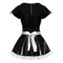 Vinyl Maid's Dress XL - Black Level