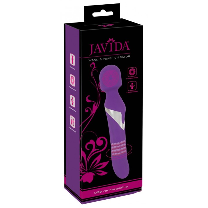 Javida Wand & Pearl Vibrator - JAVIDA