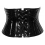 Vinyl Waist Cincher M - Black Level