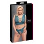 Bra Set teal 4XL - Cottelli CURVES