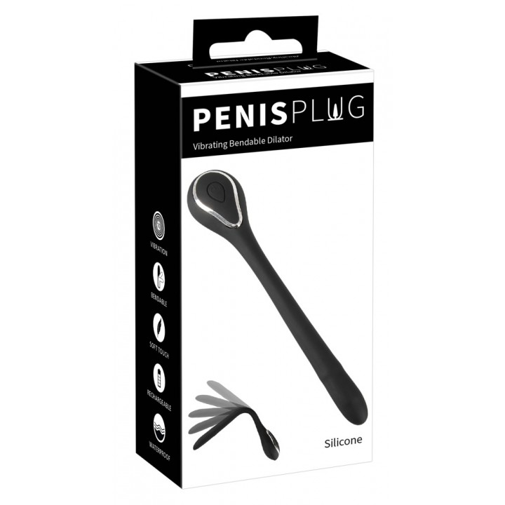 Penisplug Vibrating bendible D - Penisplug