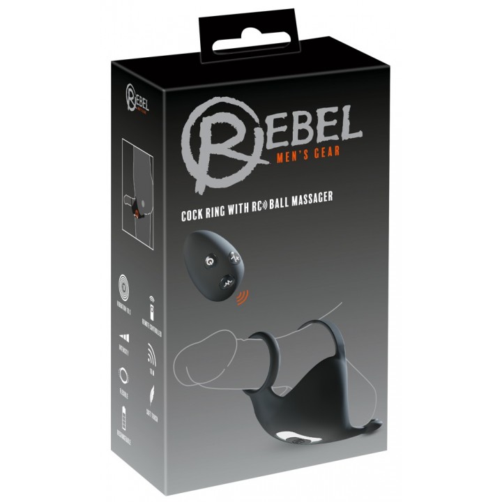 Rebel Cock ring with RC Ball m - Rebel