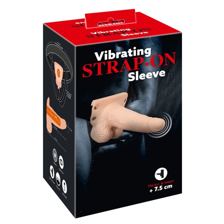 Vibrating Strap-On Sleeve - You2Toys