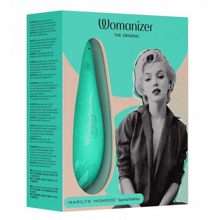 Womanizer The Original – Marilyn Monroe Special Edition Gaiši zaļš