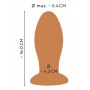 ANOS Big soft butt plug with s - ANOS