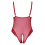 Crotchless Body red XL - Cottelli CURVES