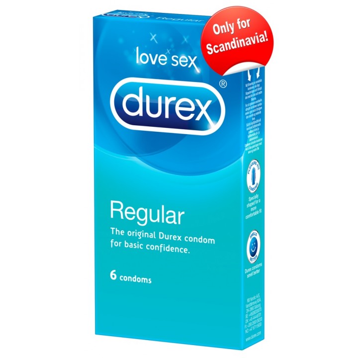 Prezervatīvi Durex Regular 6GAB - Durex