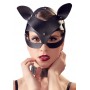 Bad Kitty melna mākslīgas ādas kaķenes maska ONESIZE