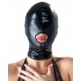 Bad Kitty melna spīdīga auduma maska ar atveri mutei