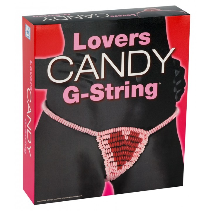 Ēdamie nieciņi Erotiskie Suvenīri Candy g-string heart - Spencer & Fleetwood