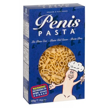 Ēdamie nieciņi Erotiskie Suvenīri Noodles "Penis Pasta" 200 g.