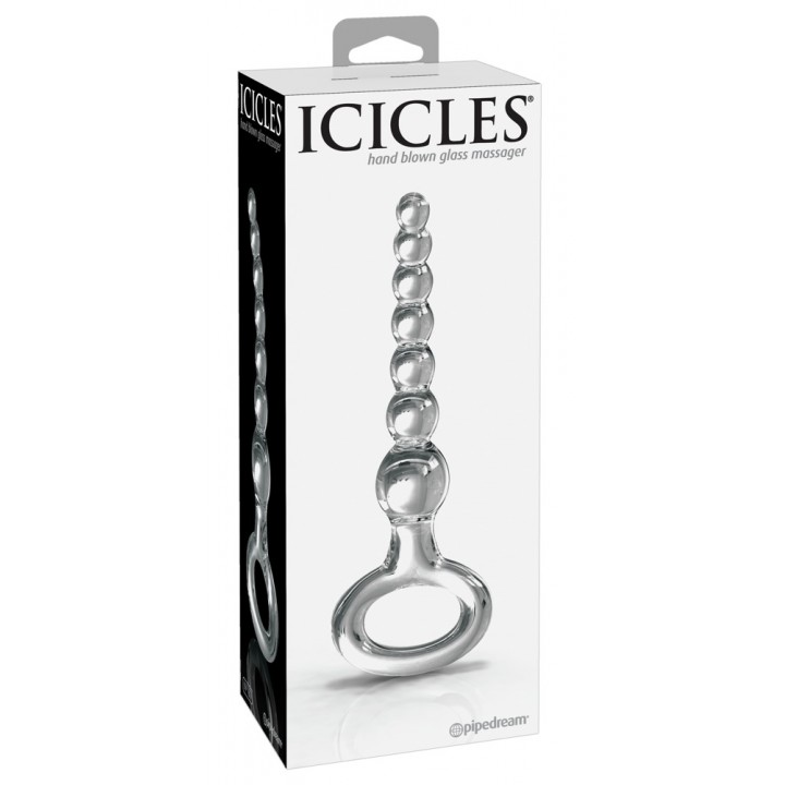 Anālās pērles 20,5cm Caurspīdīgas Icicles 67 - Icicles