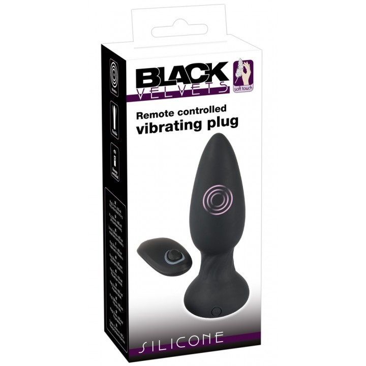 Black Velvets Vibrating Plug - Black Velvets