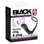 BV Vibrating ring & plug - Black Velvets