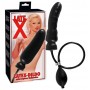 Piepūšams Stimulators Vibrators Latex Dildo inflatable - Late X