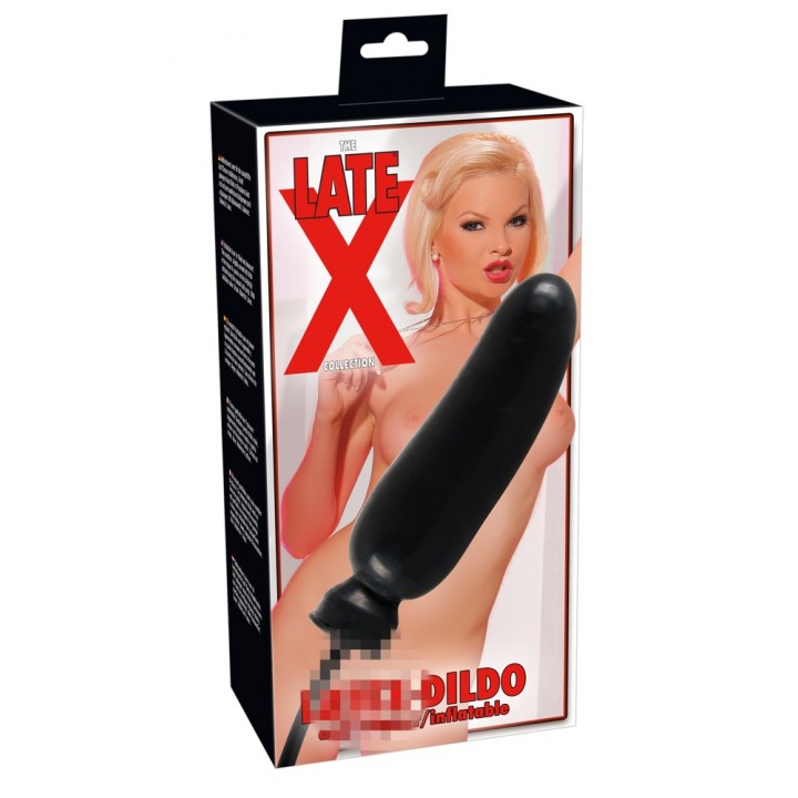 Piepūšams Stimulators Vibrators Latex Dildo inflatable - Late X