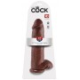 King Cock 12" Cock w Balls Bro - King Cock